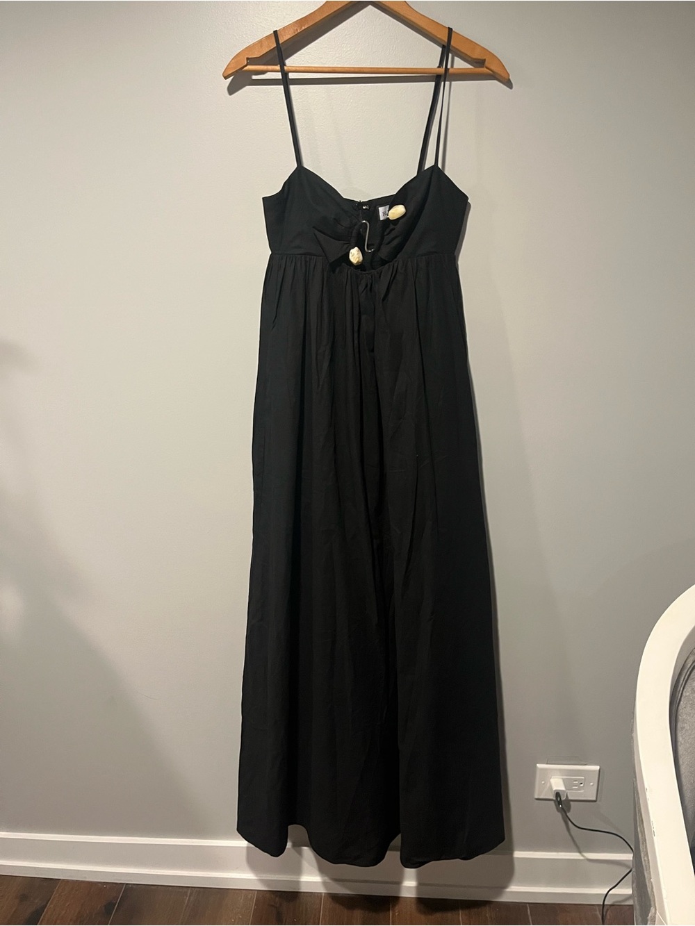 Runaway The Label Tanala Maxi Dress Black Size Small
